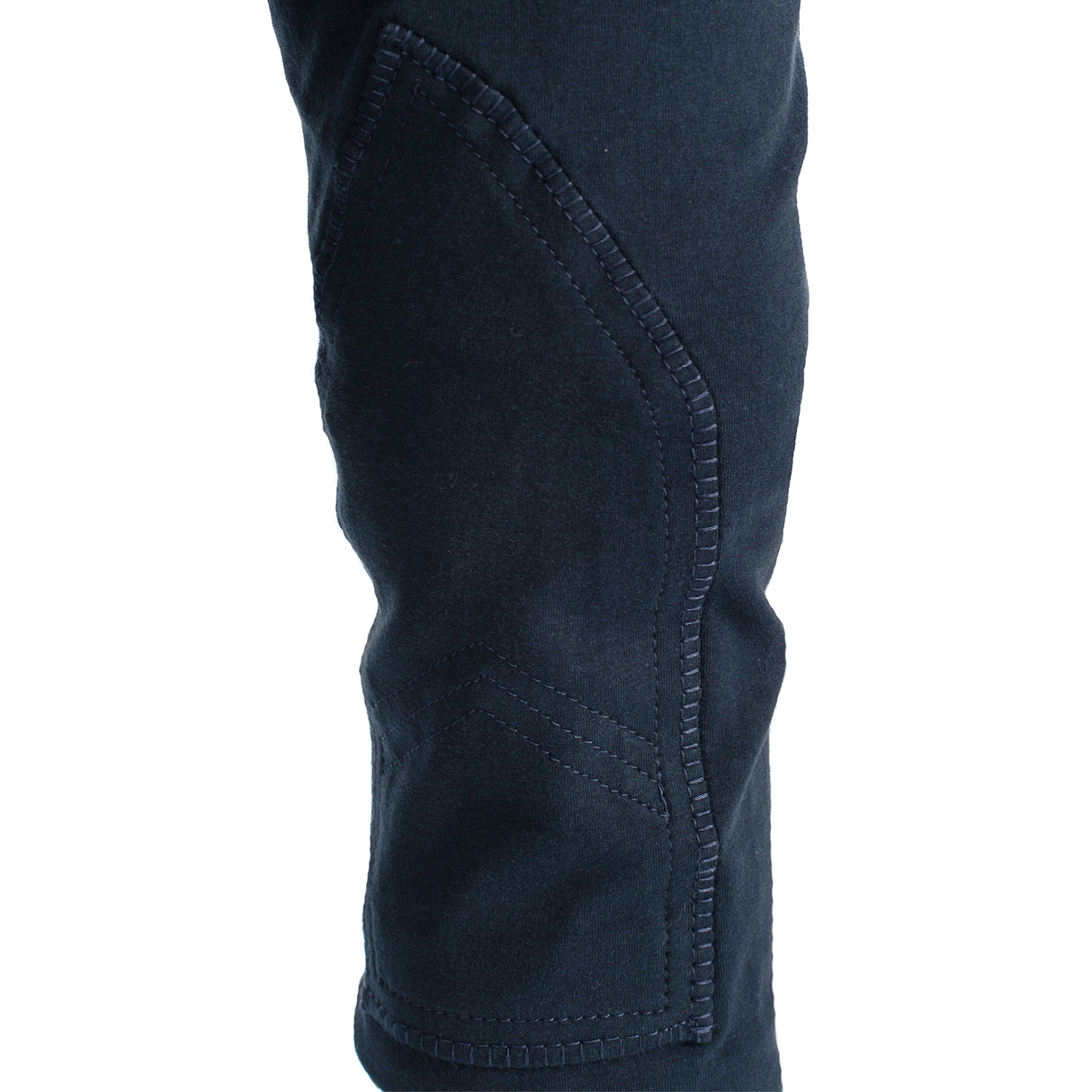 Equestro Leilani Model Junior Jodhpur Breeches In Stretch Material #colour_blue