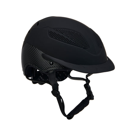 Equestro Ultra Light Helmet In Durable Plastic #colour_black