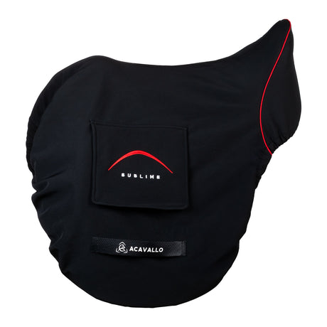 Acavallo Sublime Jumping Saddle Cover Bag #colour_black
