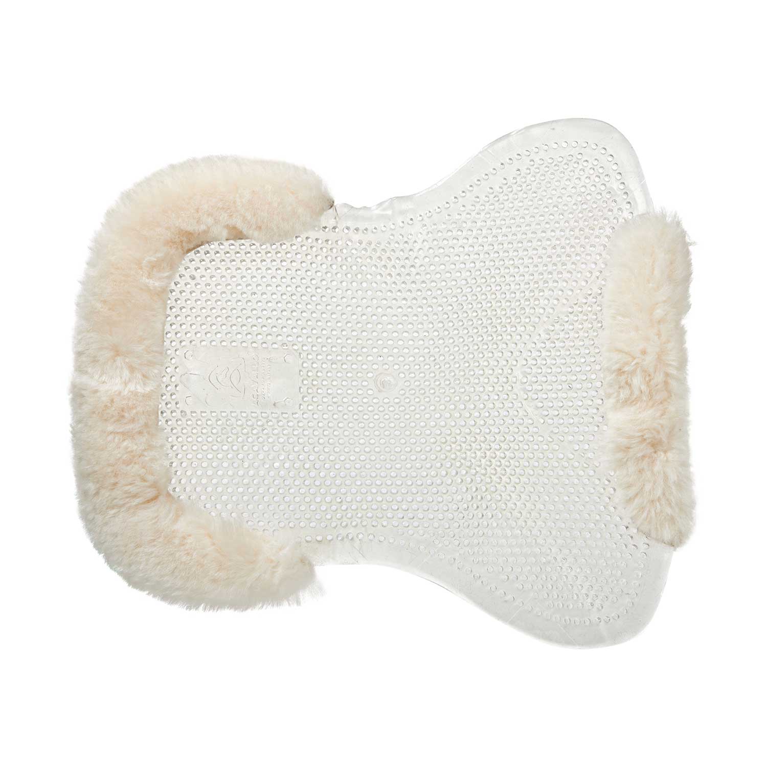 Acavallo Gel NS-S Classic-S 1/2 Cut-Out Flat Pony #colour_transparent-natural
