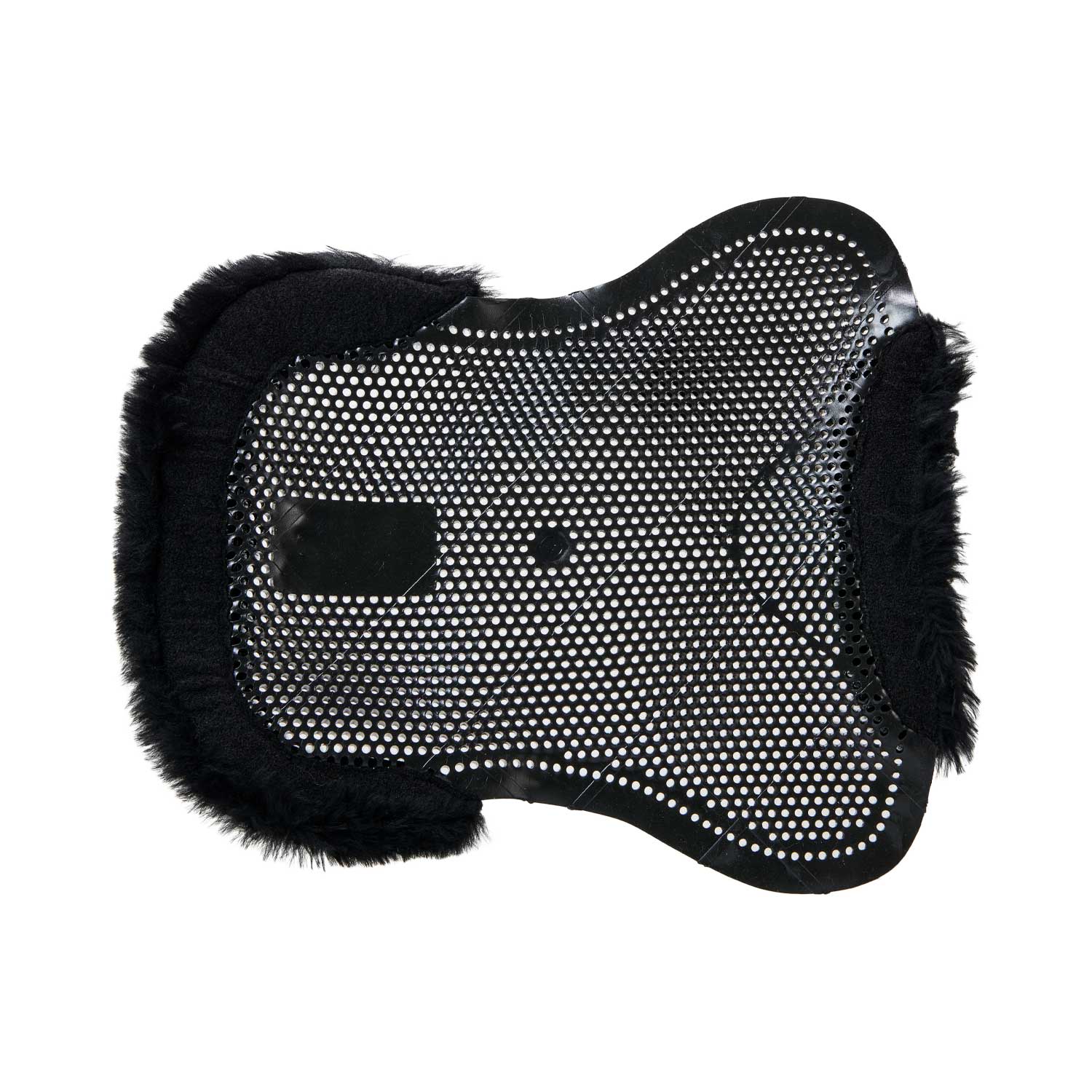Acavallo Gel NS-S Classic-S 1/2 Cut-Out Flat Pony #colour_black-black