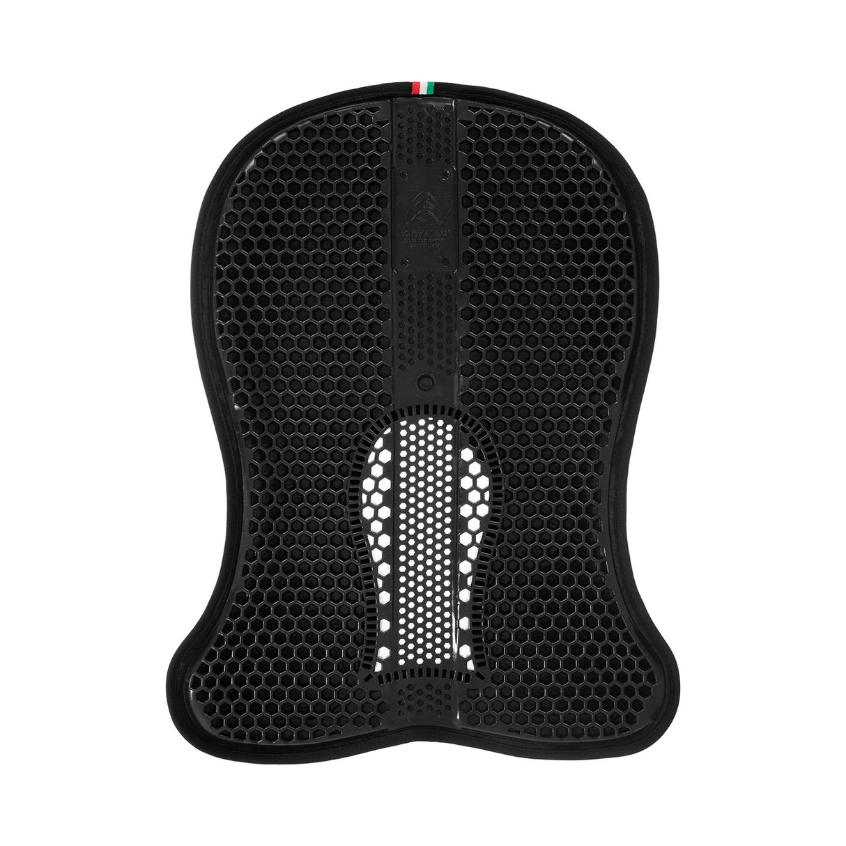 Acavallo Gel Ns Hexagonal Microfleece Flat #colour_black-black