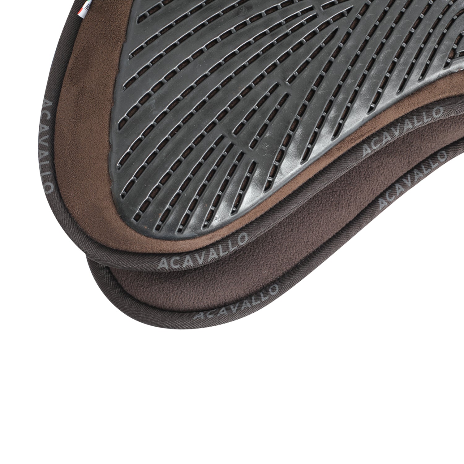Acavallo Pad MF JCCS CW-CS Suede Gel Grip Flat #colour_brown