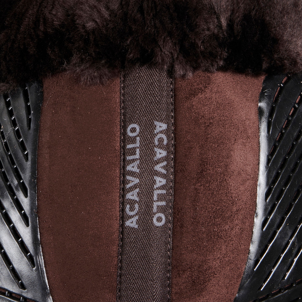 Acavallo Pad Mf-S Jccs-S Cw-Cs Suede Cut-Out Sheepskin Gel Grip Flat
#colour_brown-brown