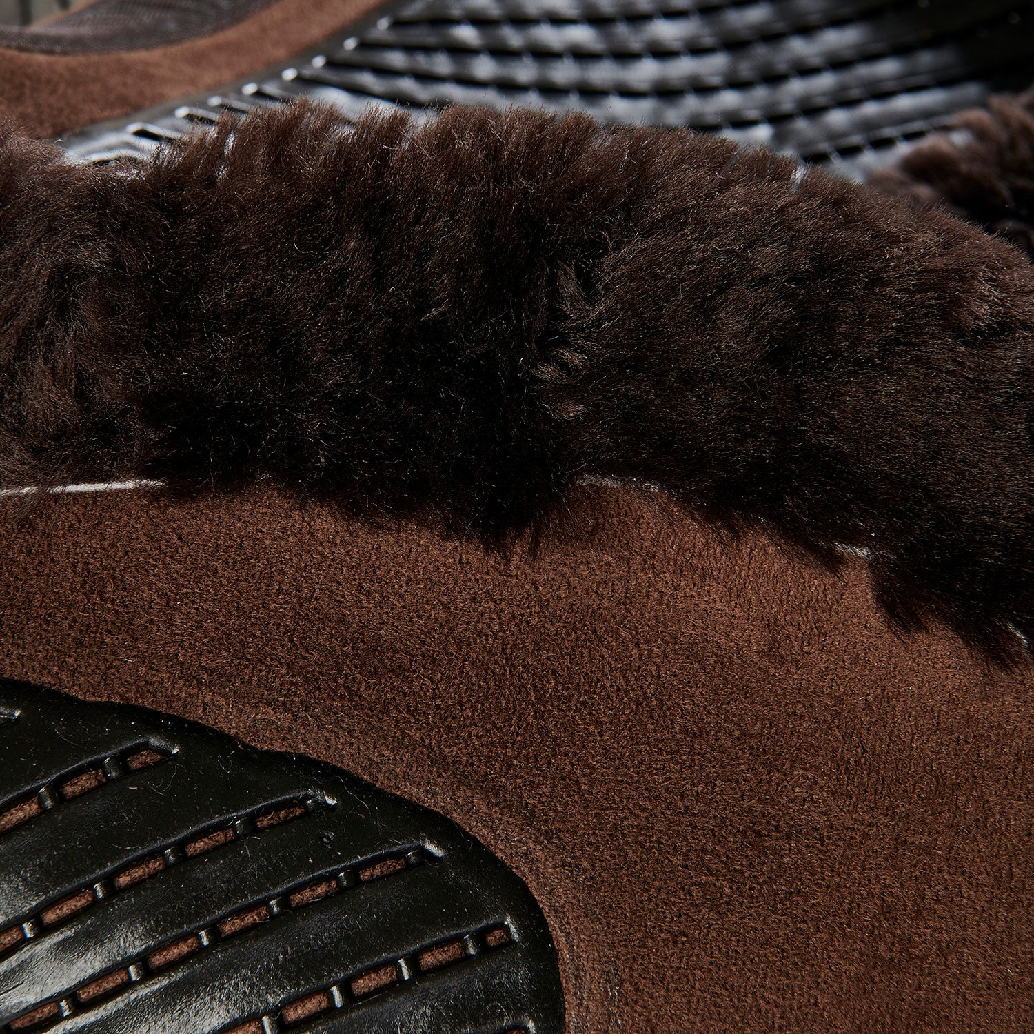 Acavallo Saddle Pad JS-S CW-CS Cut-Out Numnah Twin Sided Gel Grip #colour_brown-brown