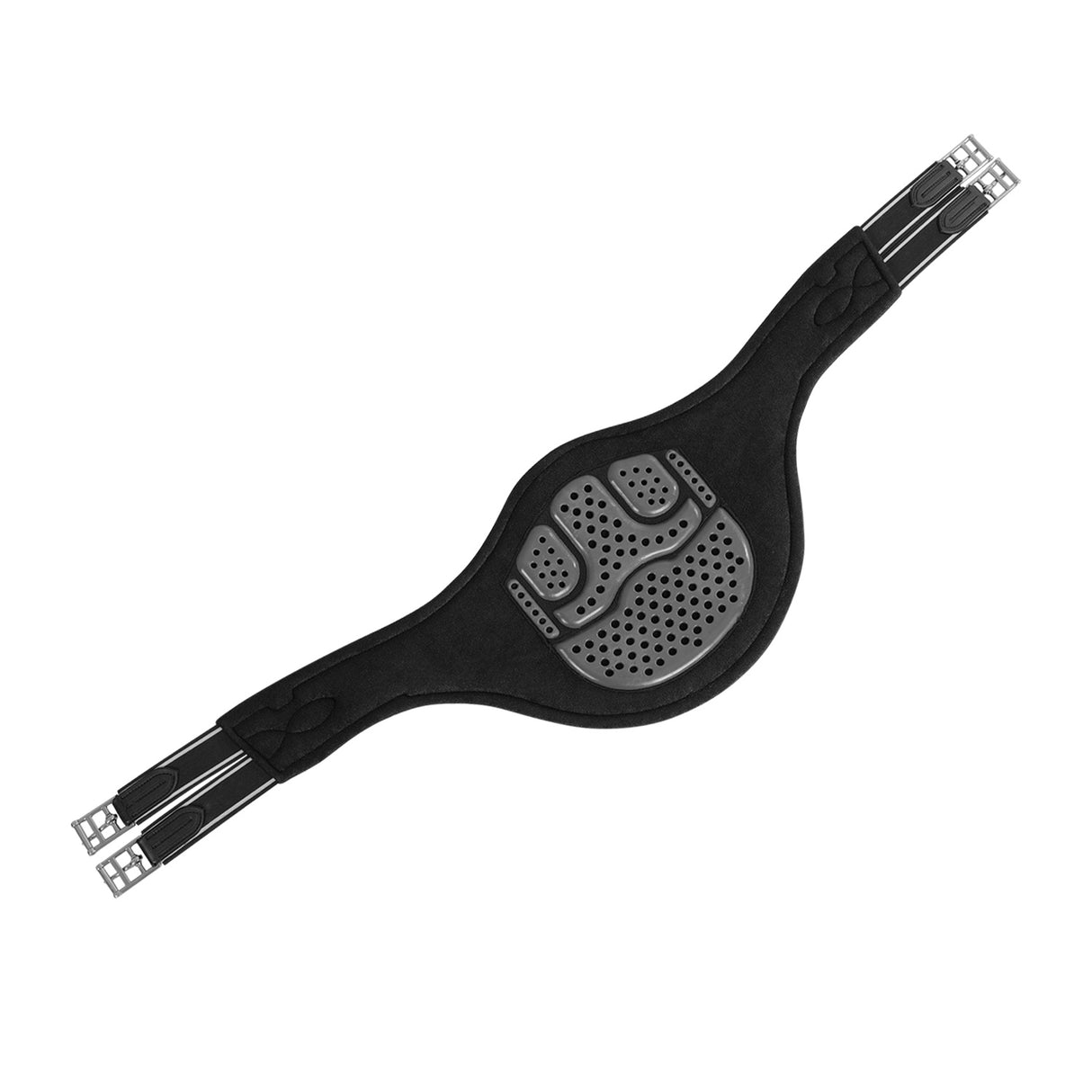 Acavallo Jumping Stud Guard Girth Gel Classic PVC #colour_black