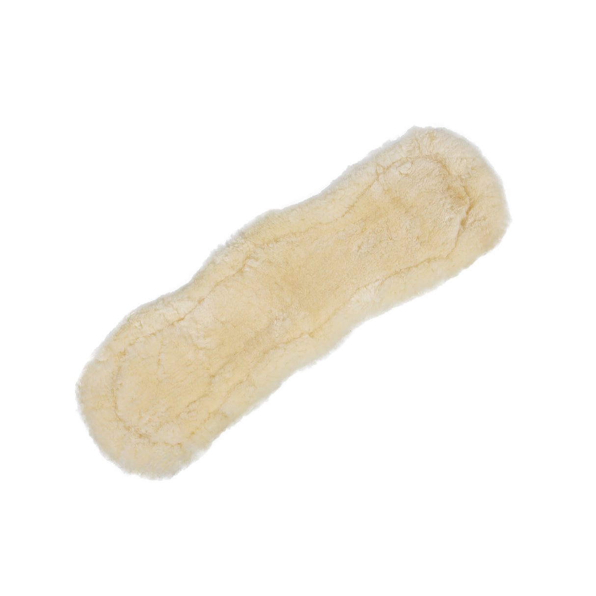 Acavallo Shaped Girth Sleeve Classic Gel Sheepskin #colour_natural