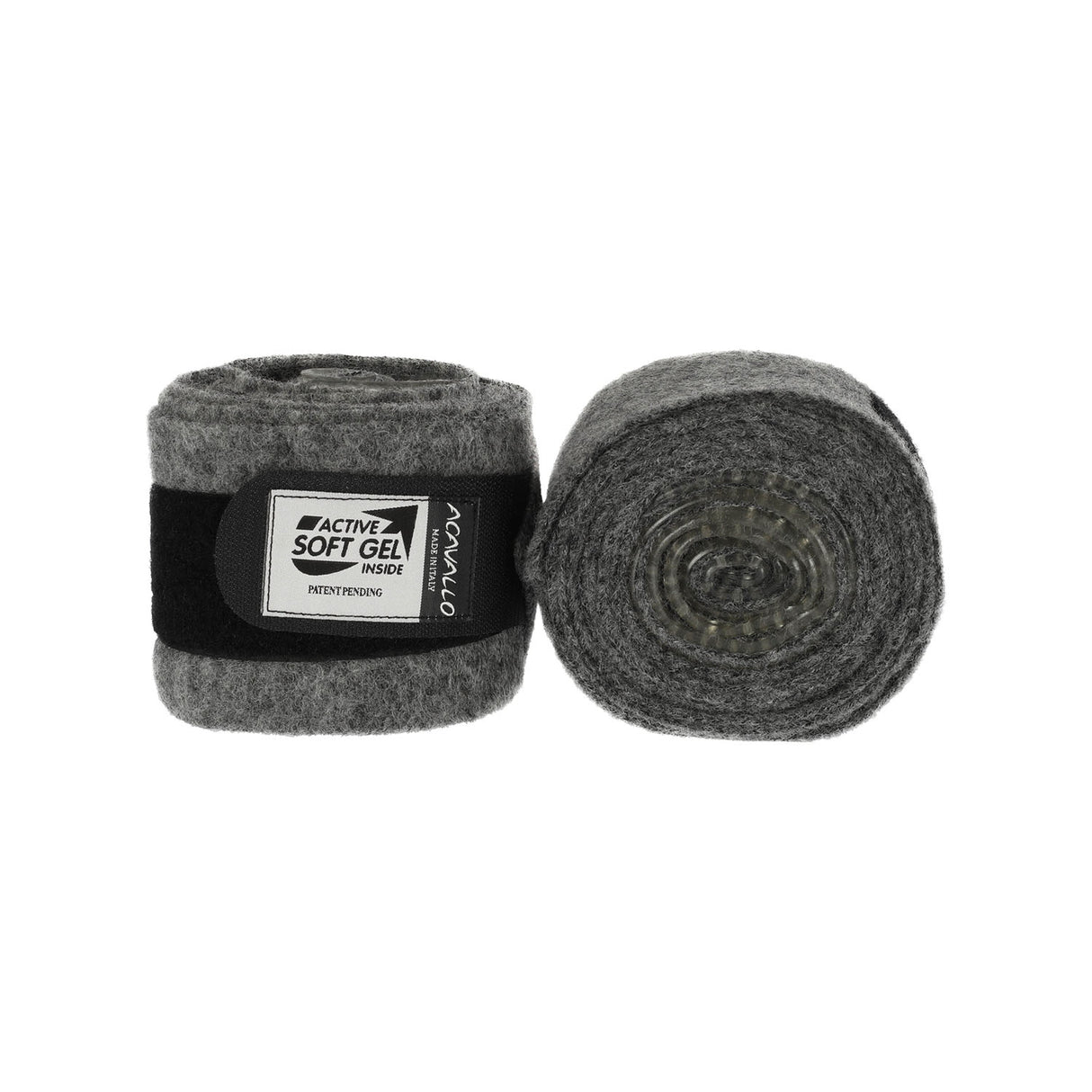Acavallo Virgin Wool Bandages Classic Gel #colour_grey