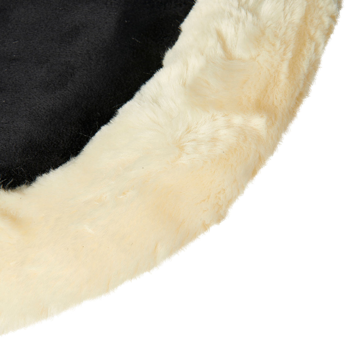 Acavallo Pad Piuma-FS WFS-FS Pocket Suede Front & Rear Riser #colour_black-natural