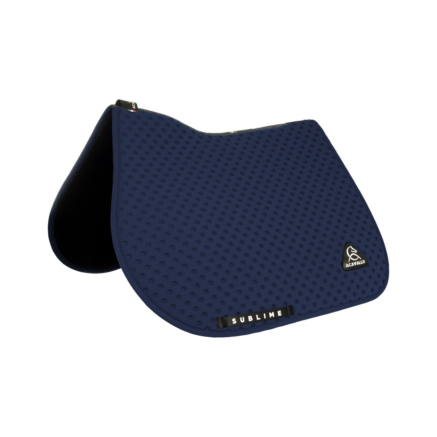 Acavallo Point Jumping Saddle Pad #colour_blue