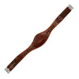 Acavallo Anatomical Jumping Girth Leather #colour_cognac