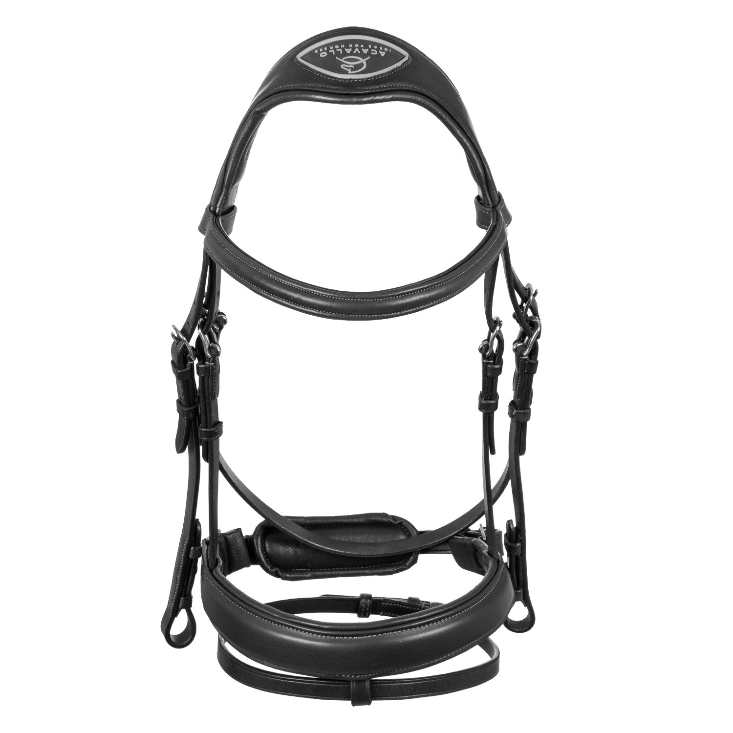 Acavallo Filosofia Bridle Calfskin #colour_black