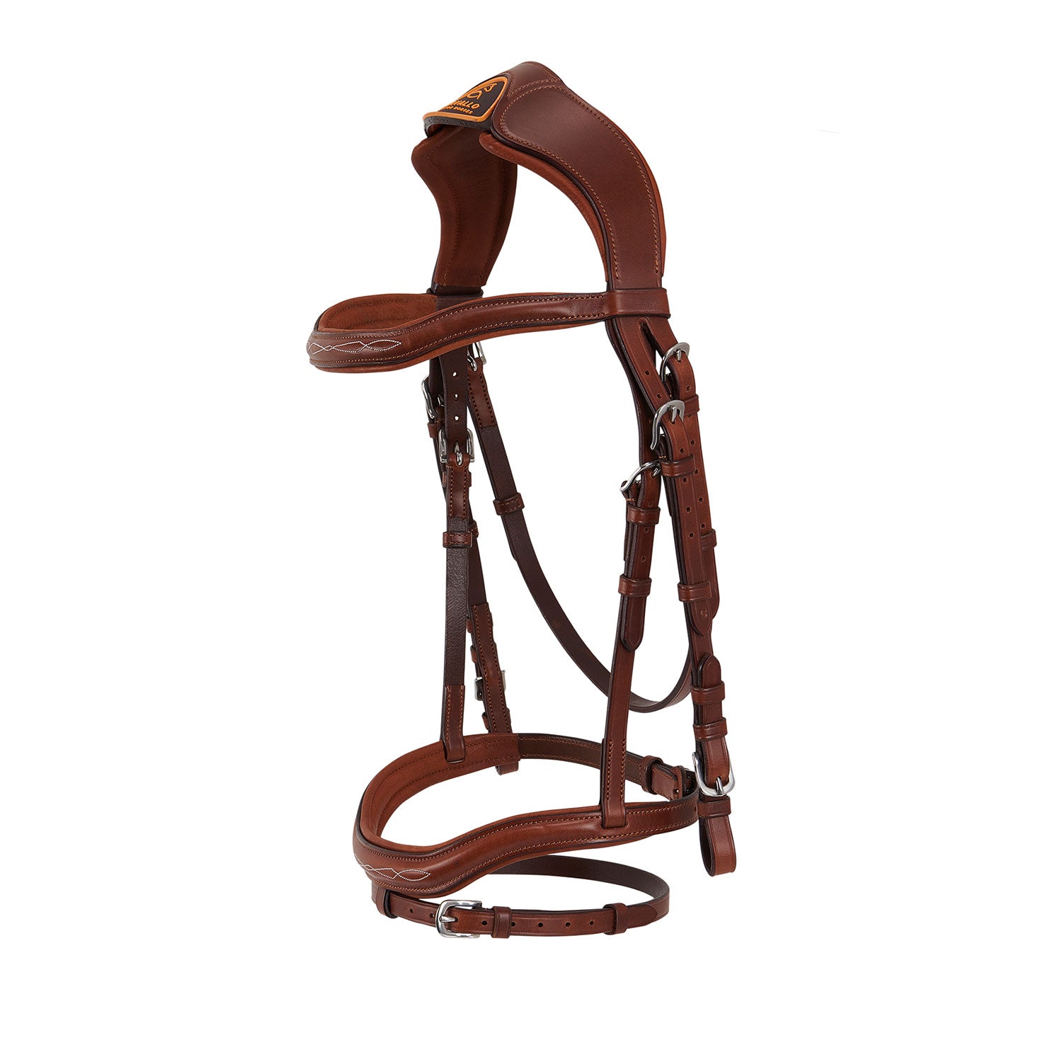 Acavallo Amazzone Bridle Calfskin #colour_cognac