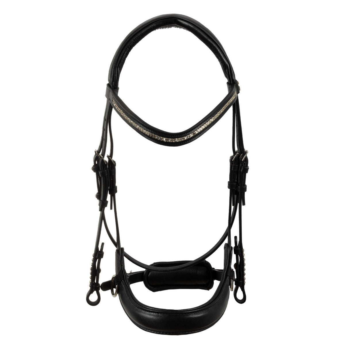 Acavallo Sunset Bridle Calfskin #colour_black