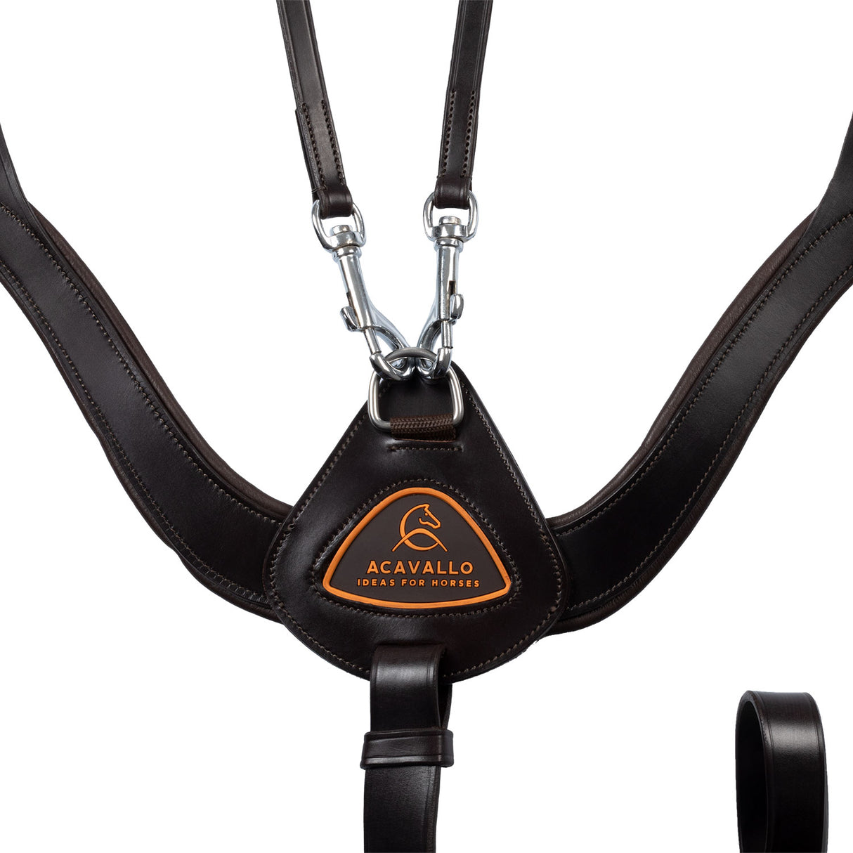 Acavallo Anatomical 5-Point Breastplate #colour_brown