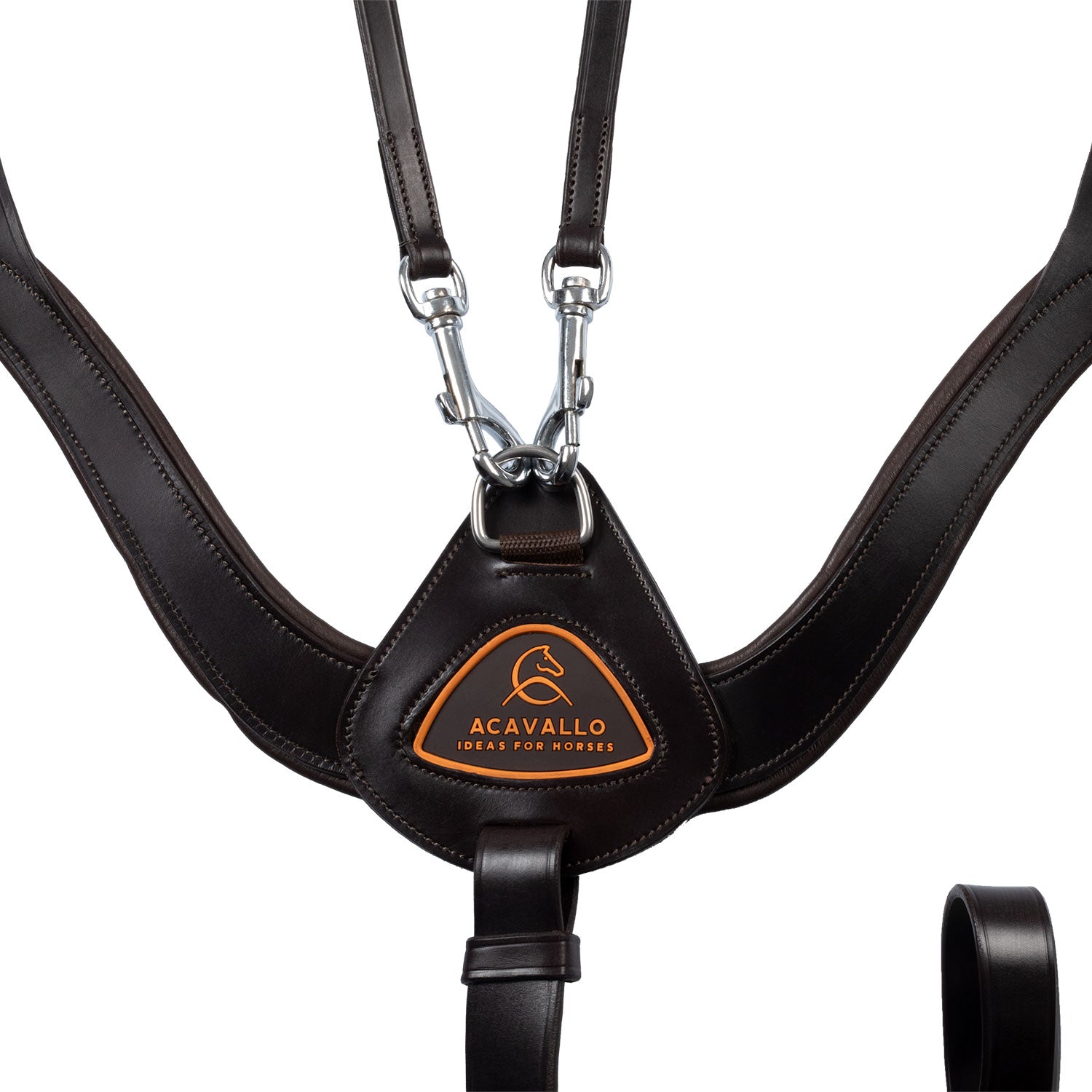 Acavallo Anatomical 5-Point Breastplate #colour_brown