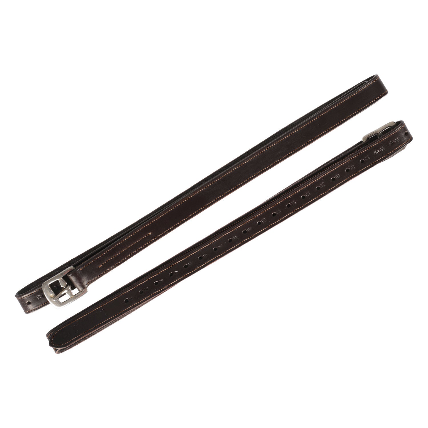 Acavallo Classic Stirrup Leathers #colour_brown