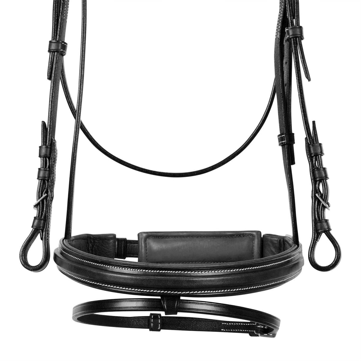Equestro Silver Model Bridle #colour_black