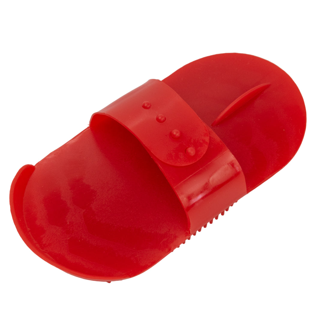 GS Equestrian & Country Plastic Curry Comb #colour_red