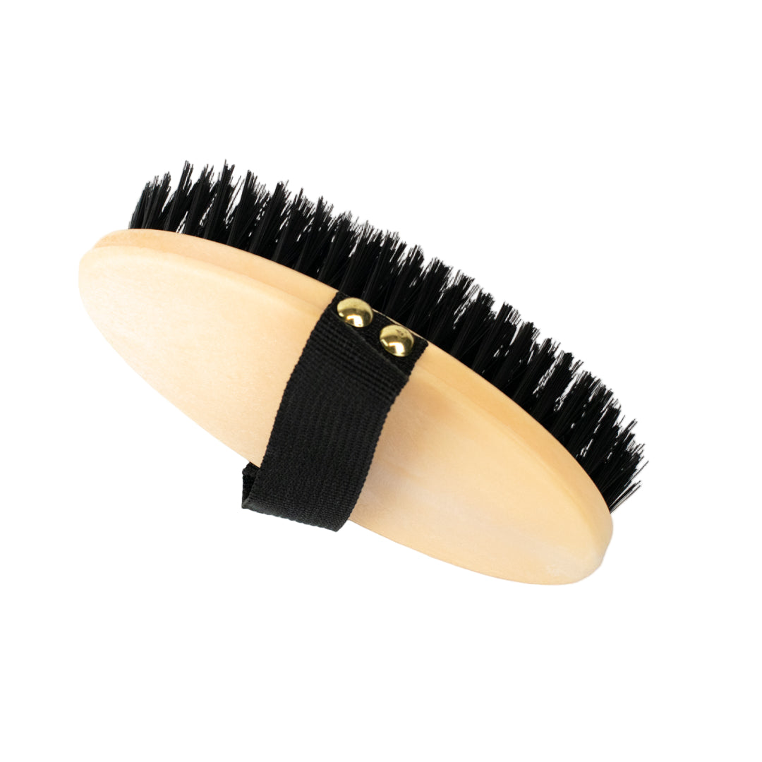 GS Equestrian & Country Plastic Body Brush #colour_black