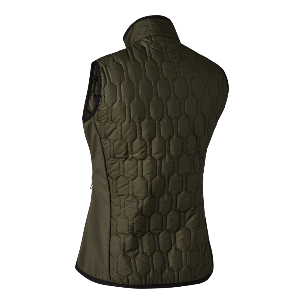 Deerhunter Women's Mossdale Quilted Waistcoat #colour_forest-green