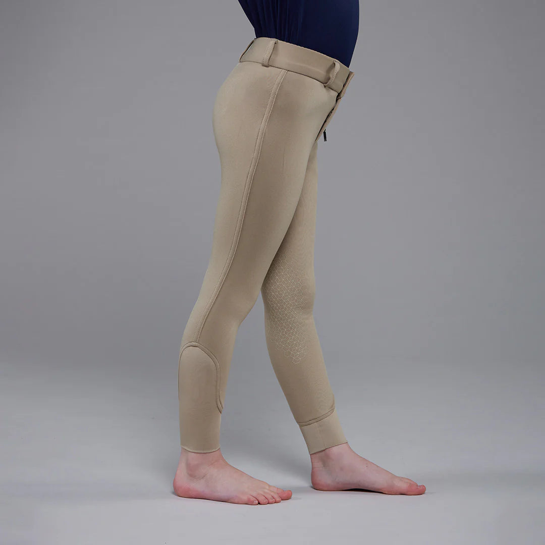 Toggi Children's Dartmoor Thermal Silicone Knee Breeches #colour_beige