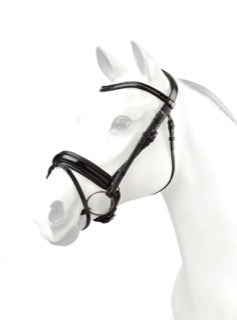 Equipe Charlotte Patent Swarovski Bridle #colour_black