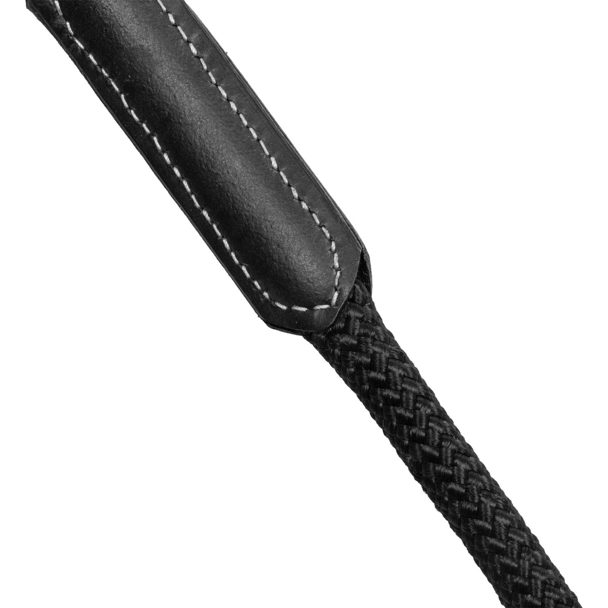 Equestro Double Leather And Nylon Draw Reins