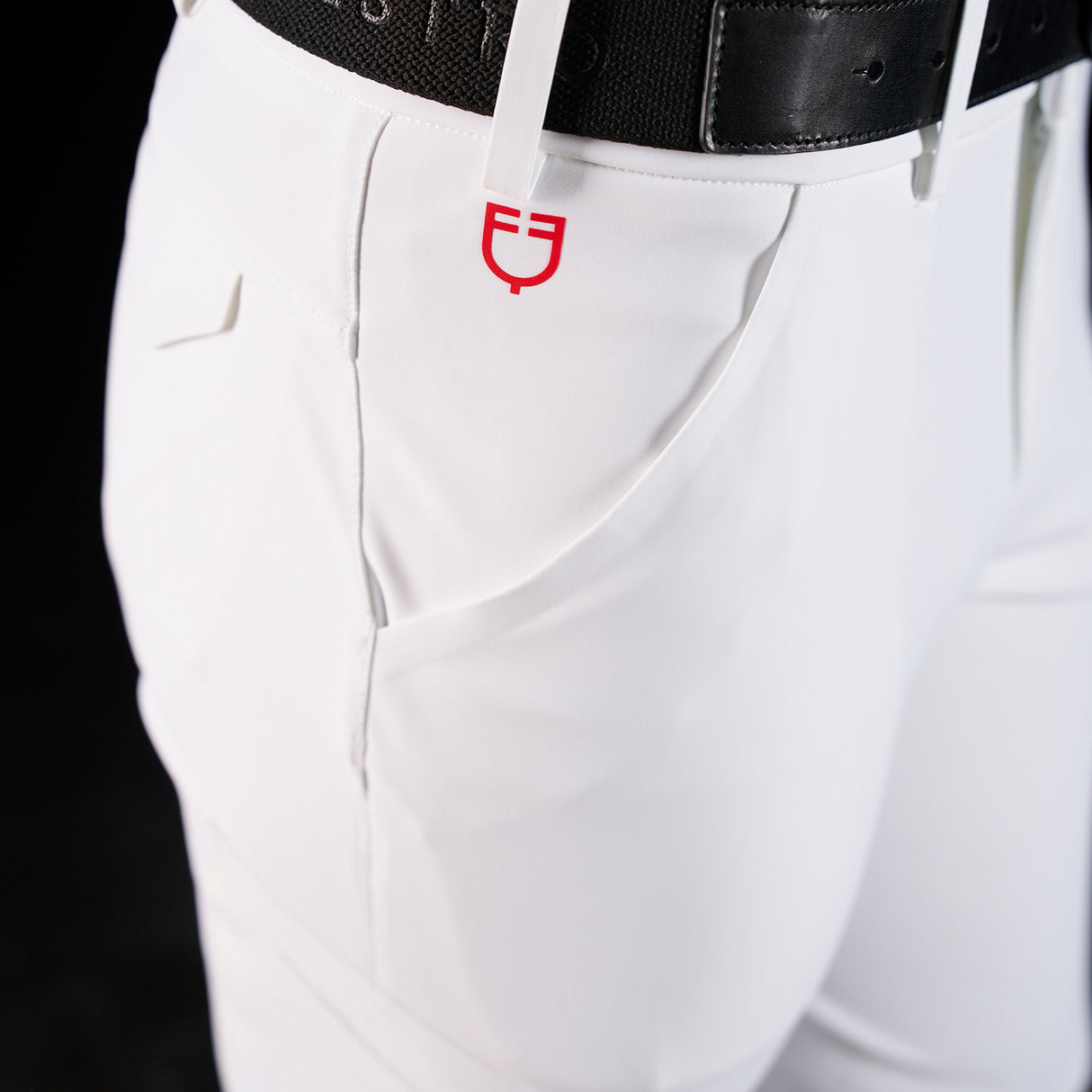 Equestro Equestro Ridertechnology Men's Slim Fit Breeches Heat-Sealed Seams