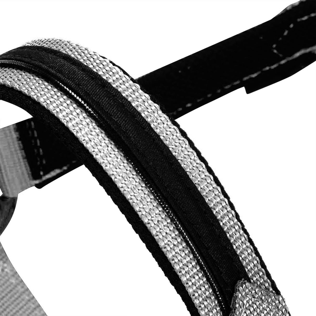 Equestro Durable Fleece Halter #colour_white