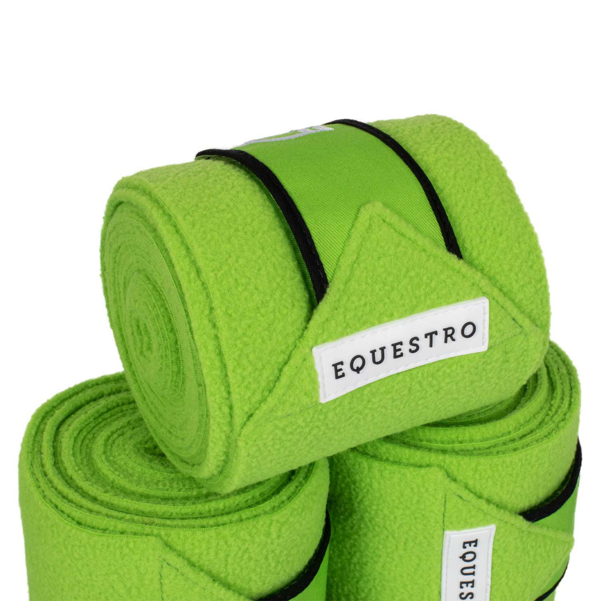 Fleece bandages with hook-and-loop fastening