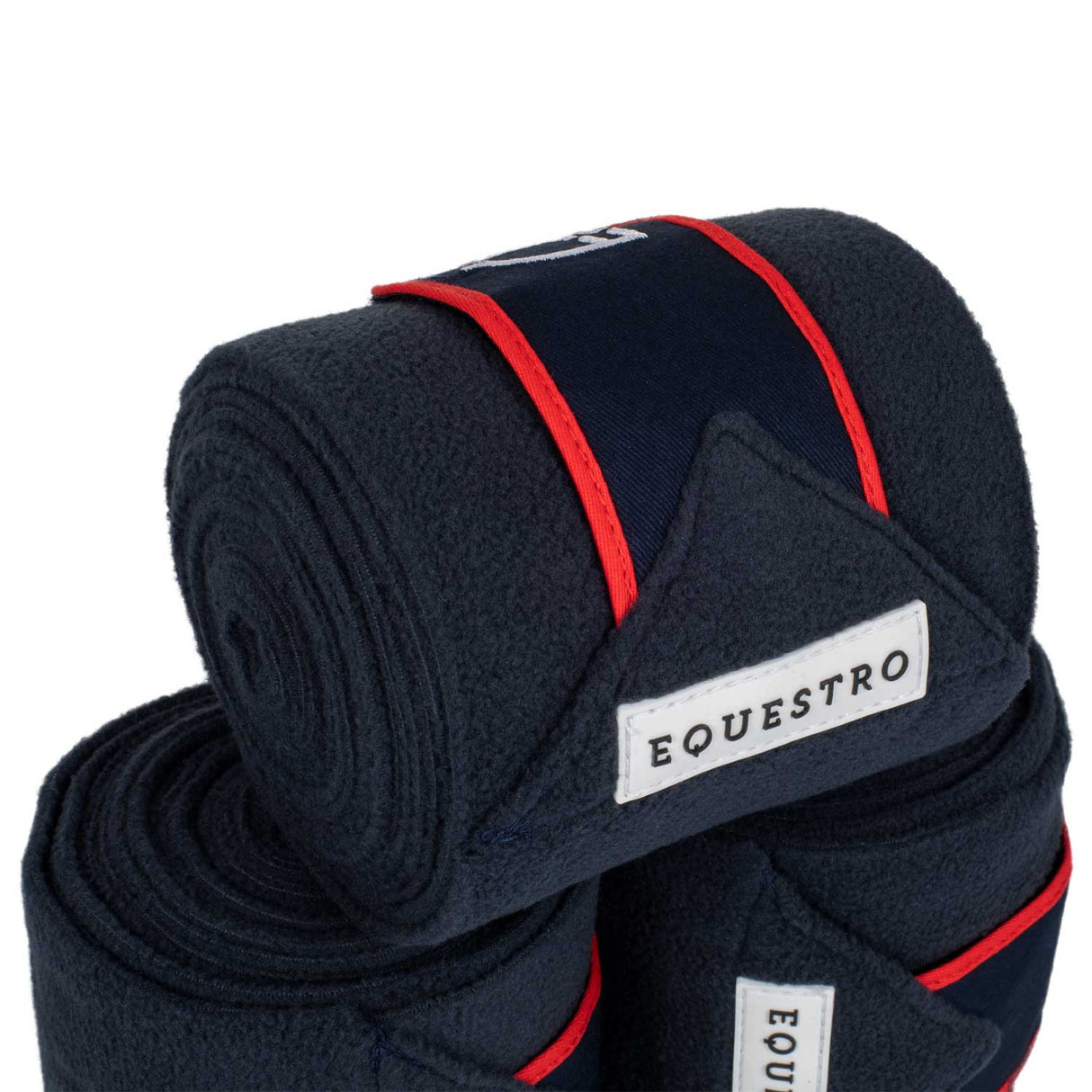 Fleece bandages with hook-and-loop fastening