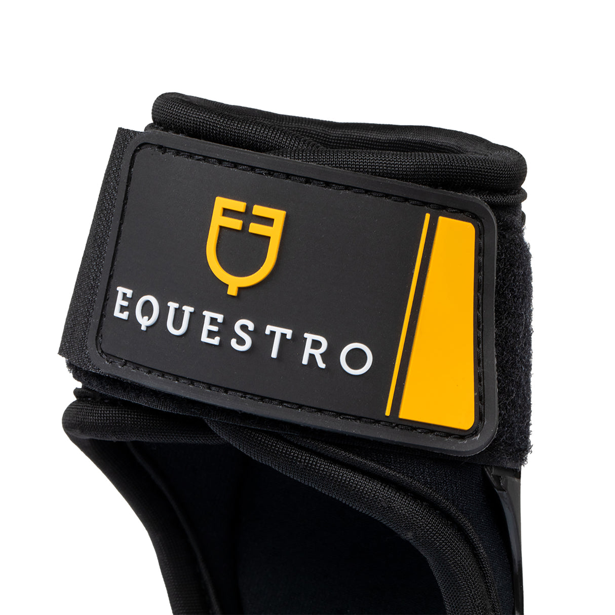 Equestro Neoprene Fetlock Boots Velcro Closure #colour_black