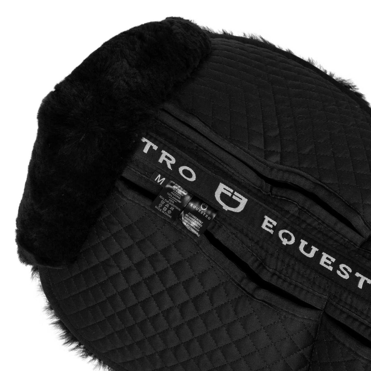 Cotton pad with pockets and sheepskin