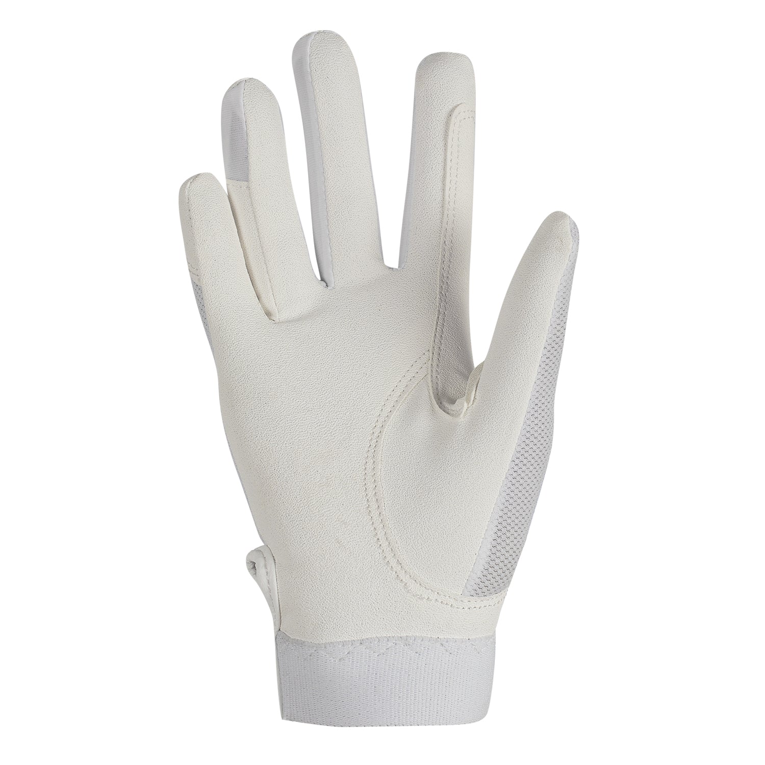 Equestro Kids' Gloves In Technical Fabric #colour_white
