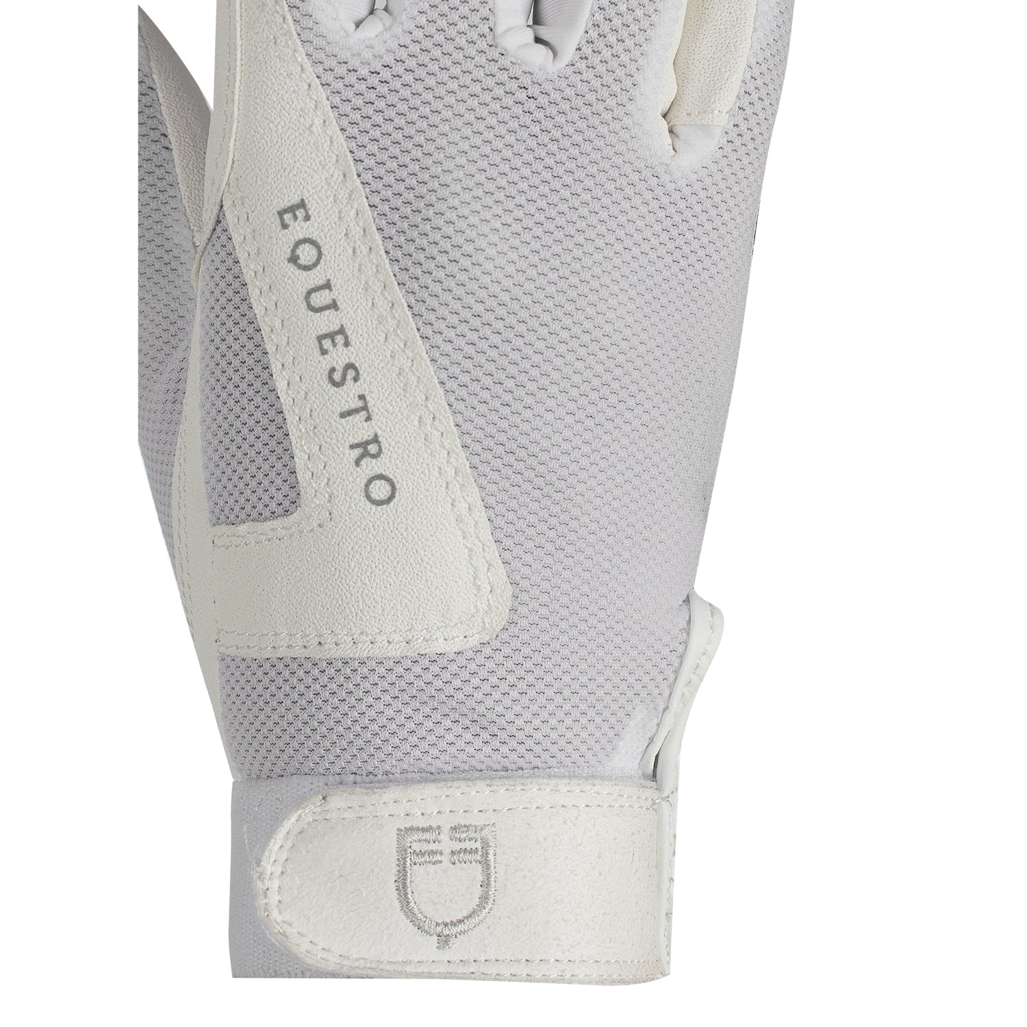 Equestro Kids' Gloves In Technical Fabric #colour_white