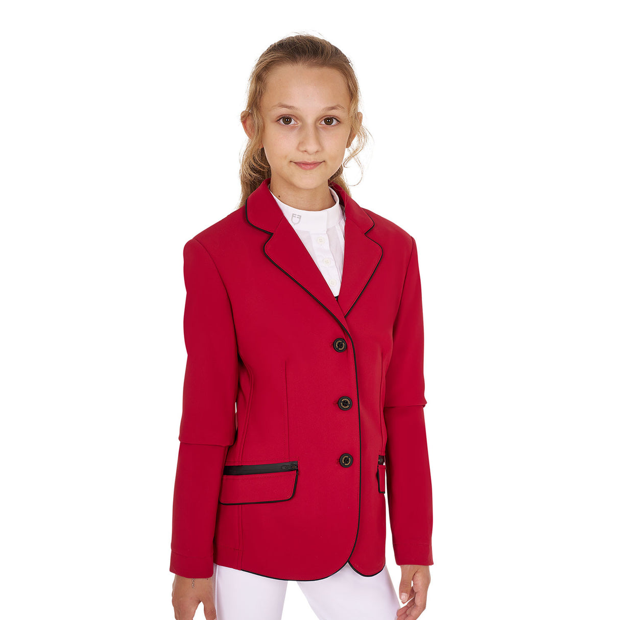 Girls' competition jacket in technical fabric