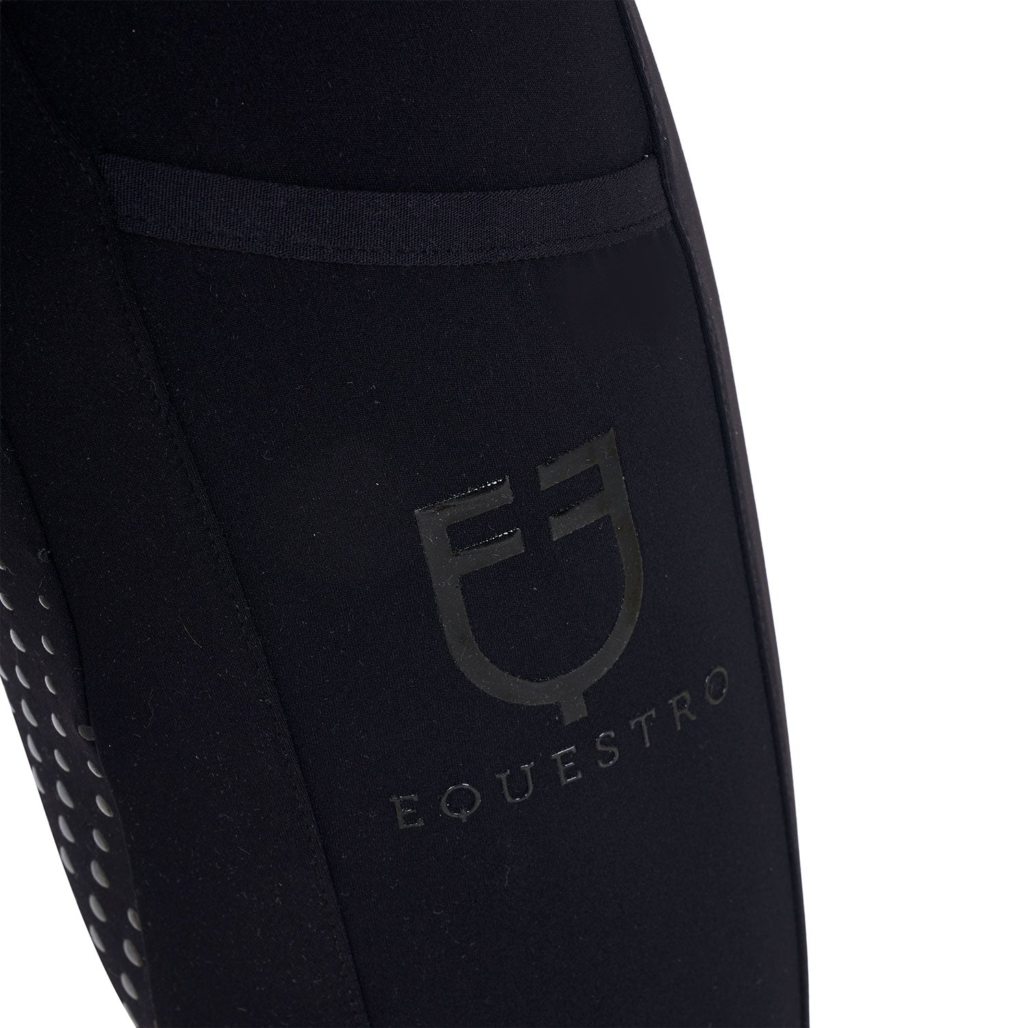 Equestro Girls' Leggings With Perforated Decorations