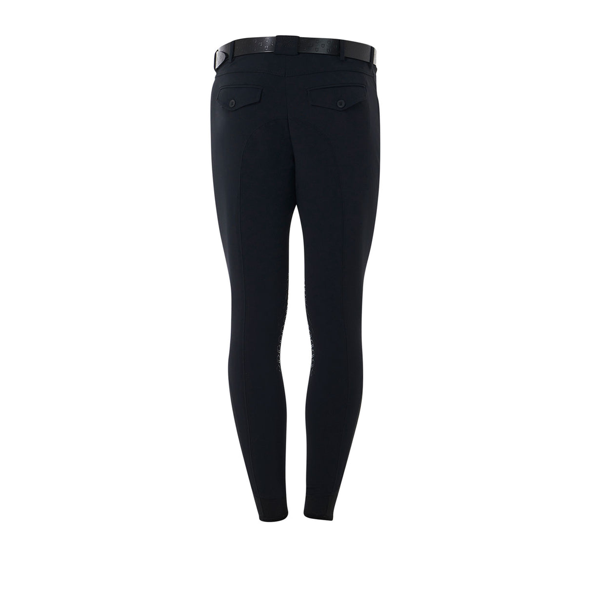 Equestro Scuderia Equestro Men's Knee Grip Breeches #colour_black