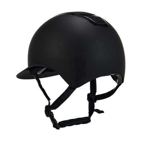 Equestro Ultra-Light Helmet In Resistant Matte Plastic En 1384-2023 Homologation #colour_black