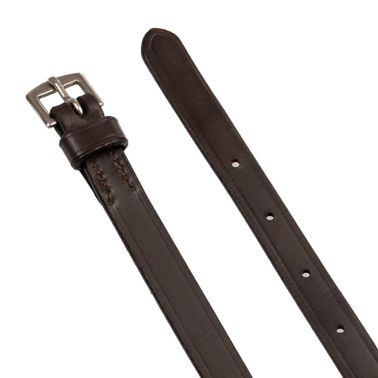 Equestro Leather Spur Strap #colour_brown