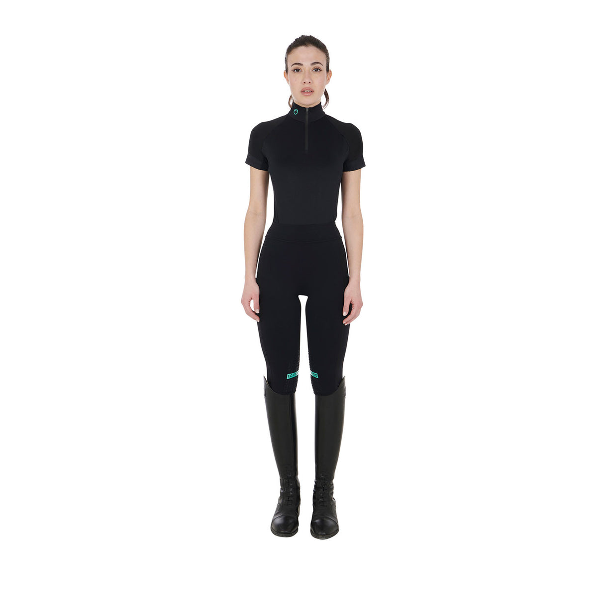 Women's slim fit short sleeve base layer
