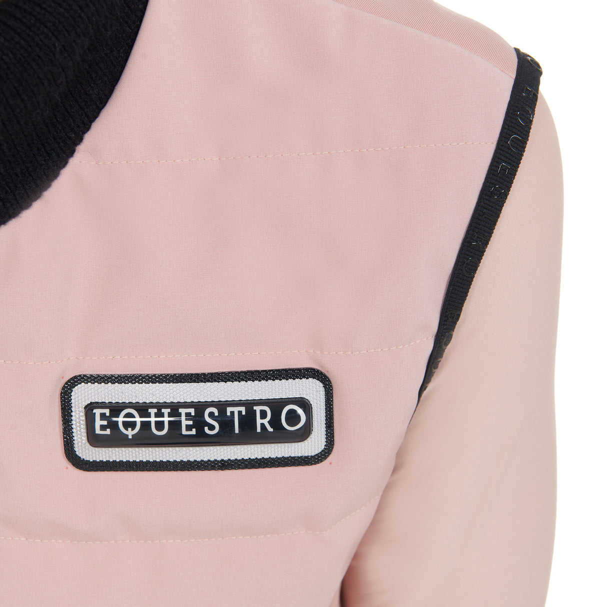 Equestro Women's Technical Blend Zippered Vest #colour_pink