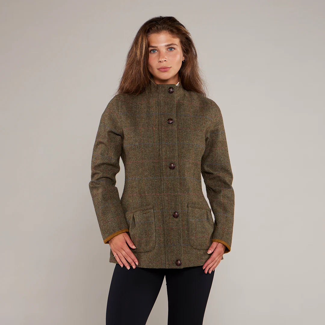 Toggi Ladies Elgin Waterproof Tweed Coat #colour_glenfinnan-tweed
