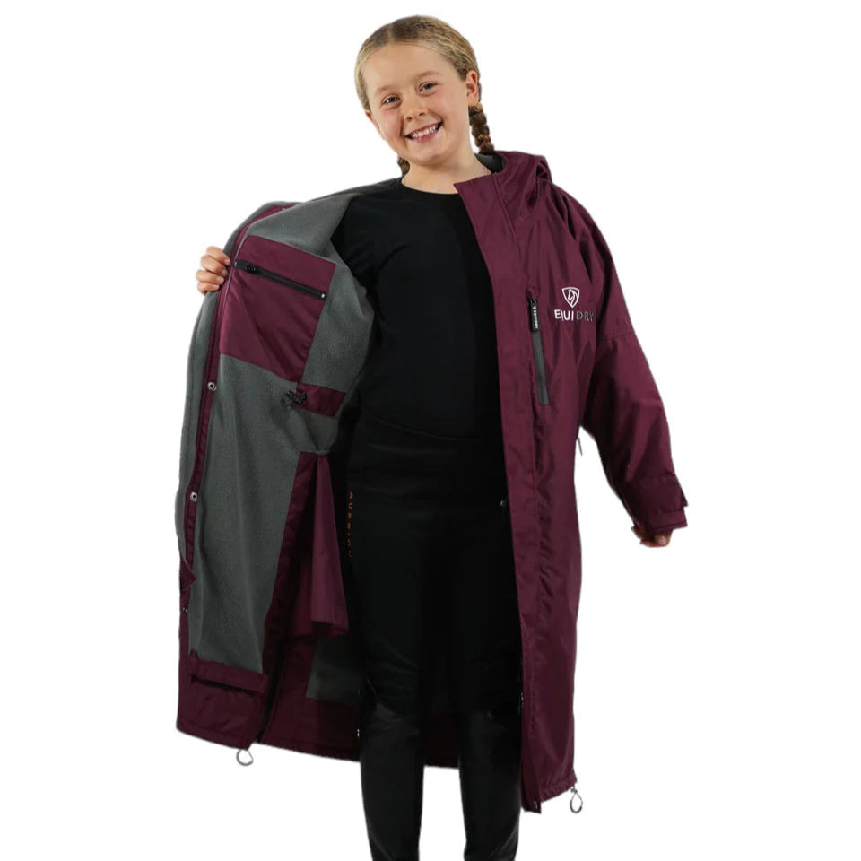 EQUIDRY Children's Thin Fleece Evolution #colour_plum