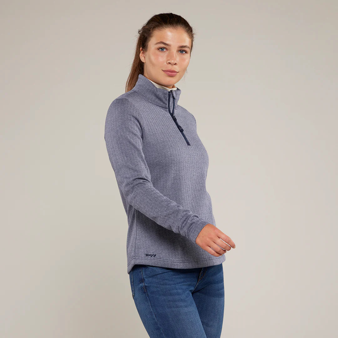 Toggi Gorse Zip Neck Fleece #colour_navy-slate