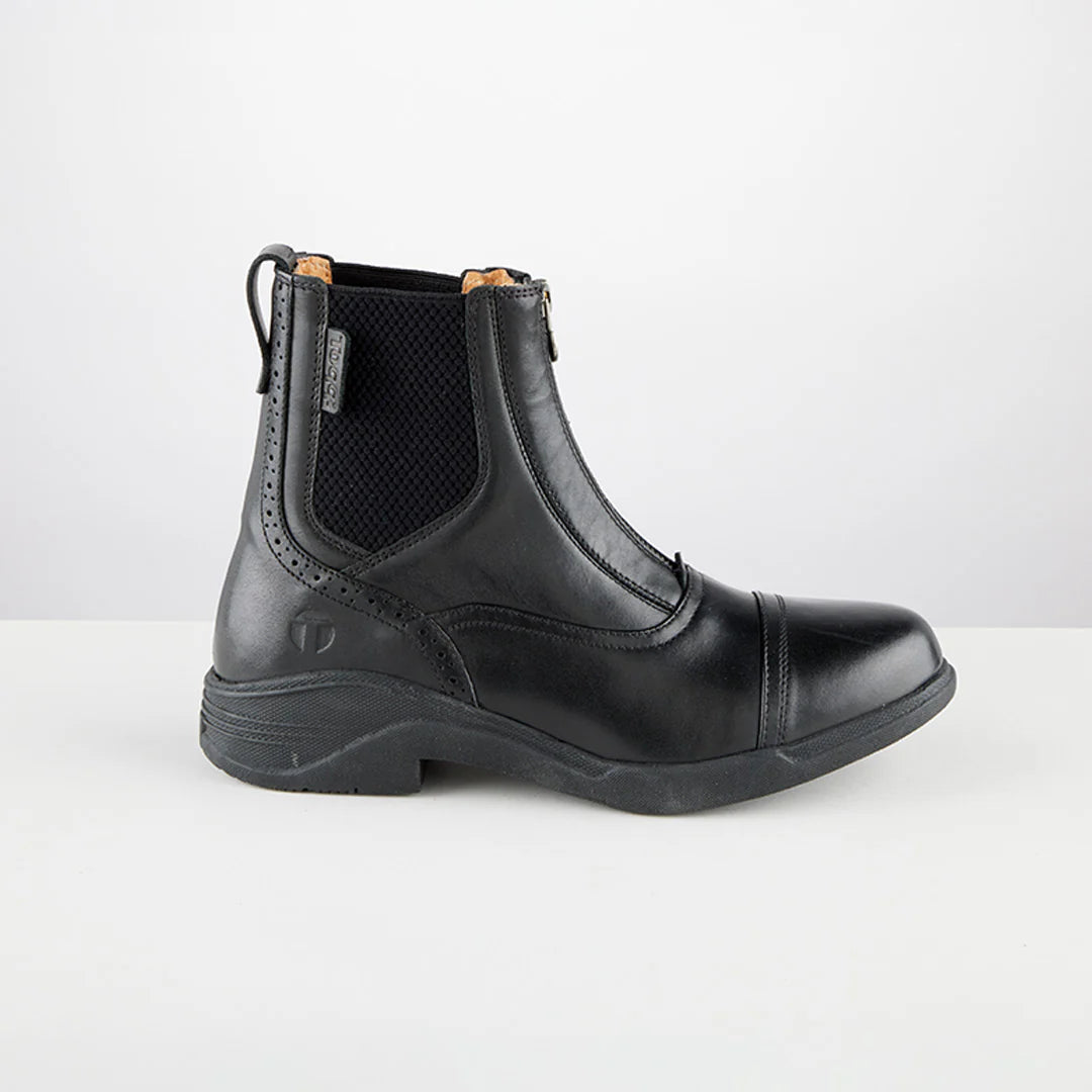 Toggi Harewood Childrens Jodhpur Boot #colour_black