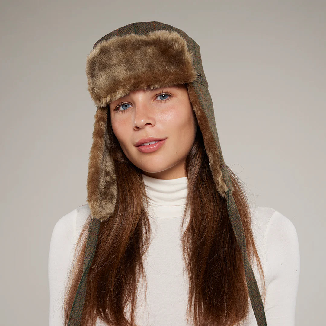 Toggi Ladies Hessett Tweed Trapper Hat