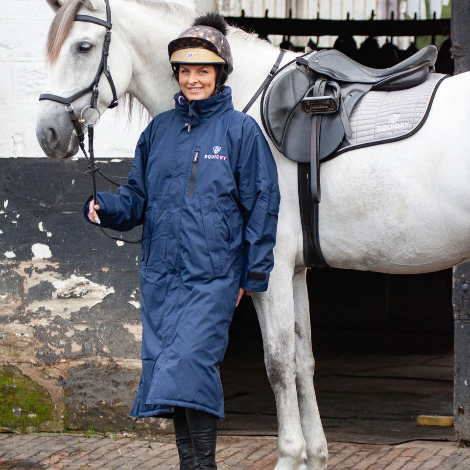 EQUIDRY Women's Thin Fleece Evolution #colour_navy-penelope-pink