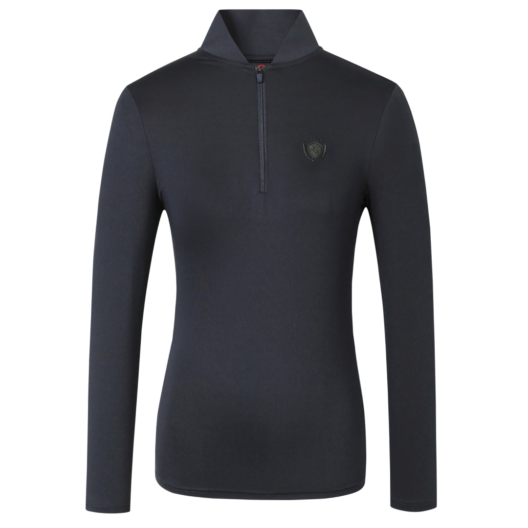 Covalliero Active Ladies Long Sleeve Base Layer #colour_dark-navy